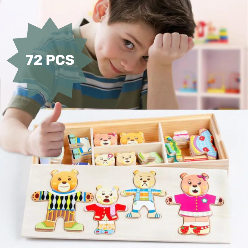 Puzzle en bois Montessori | Wooden Puzzle™